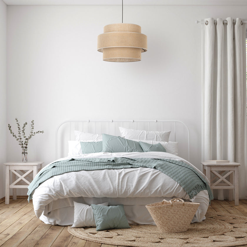 CALISTO JUTE Large  Natural Pendant Lamp