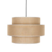CALISTO JUTE Large  Natural Pendant Lamp
