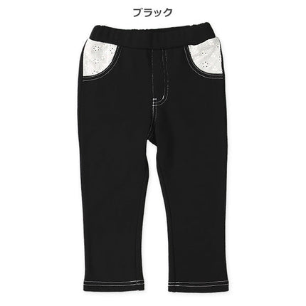 西松屋 ELFINDOLL 裏起毛ポケットレースパンツ 正規品