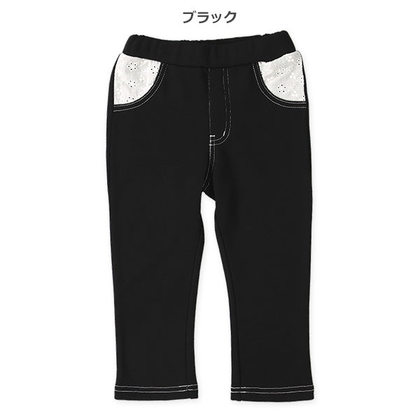 西松屋 ELFINDOLL 裏起毛ポケットレースパンツ 正規品