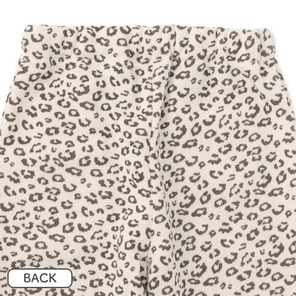 西松屋 ELFINDOLL 裏起毛ヒョウ柄スウェットパンツ 正規品