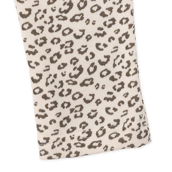 西松屋 ELFINDOLL 裏起毛ヒョウ柄スウェットパンツ 正規品