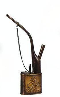 Environmental Protection Blister Card Installed Copper Hookah