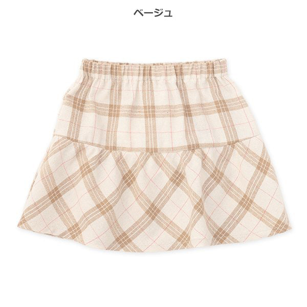 西松屋 ELFINDOLL CLASSIC チェック切り替えスカート 正規品