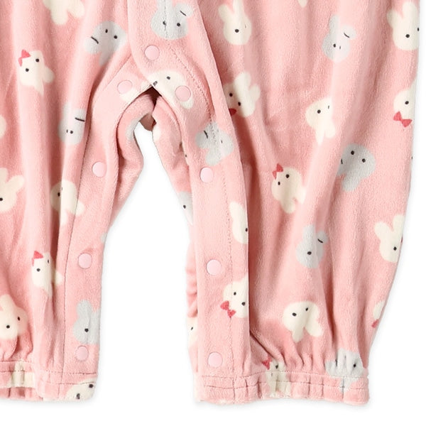 西松屋 ELFINDOLL ベロアうさぎ長袖カバーオール 正規品