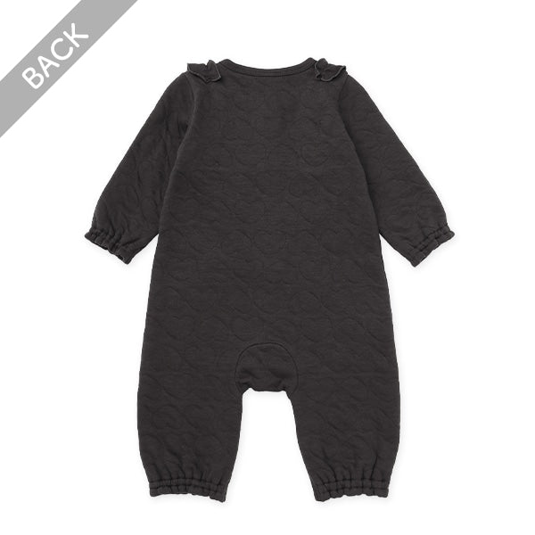 西松屋 ELFINDOLL ニットキルト肩フリル長袖カバーオール 正規品