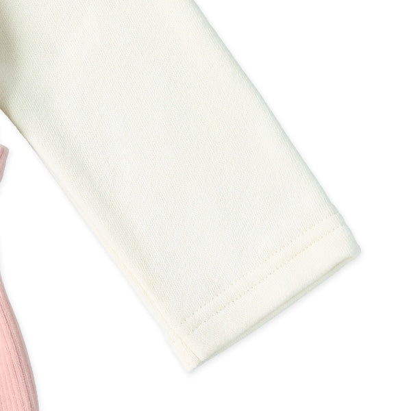 西松屋 ELFINDOLL 裏起毛ニットコールレイヤード風長袖カバーオール 正規品