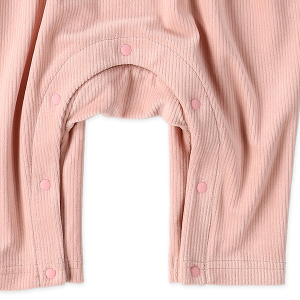 西松屋 ELFINDOLL 裏起毛ニットコールレイヤード風長袖カバーオール 正規品