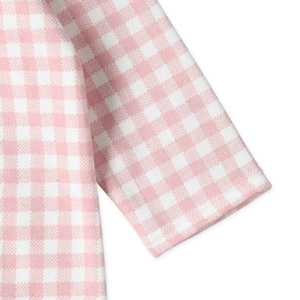 西松屋 ELFINDOLL 裏起毛チェックくま長袖カバーオール 正規品