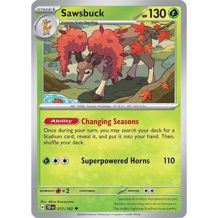 Sawsbuck (017/162) (TEF)
