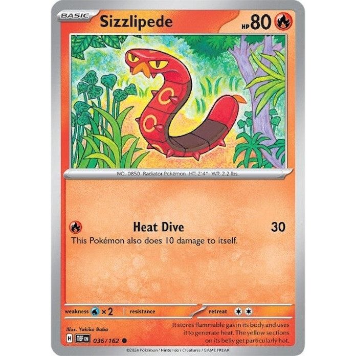 Sizzlipede (036/162) (TEF)