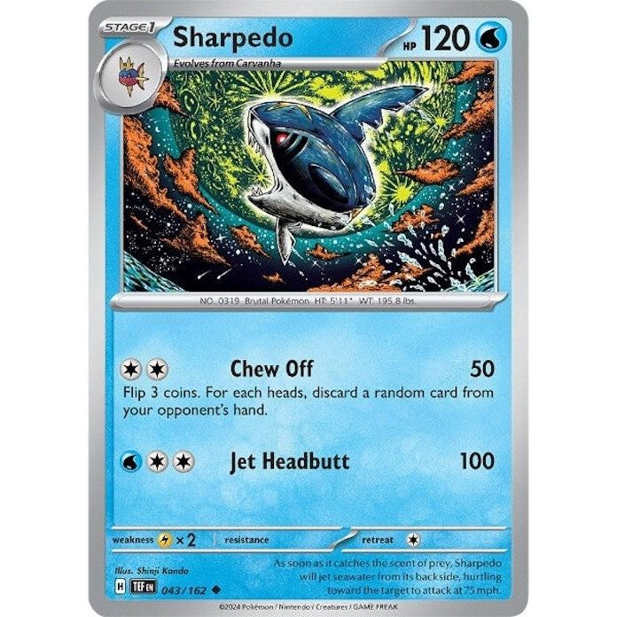 Sharpedo (043/162) (TEF)
