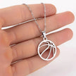 Games stainless steel volleyball necklace for men and women
