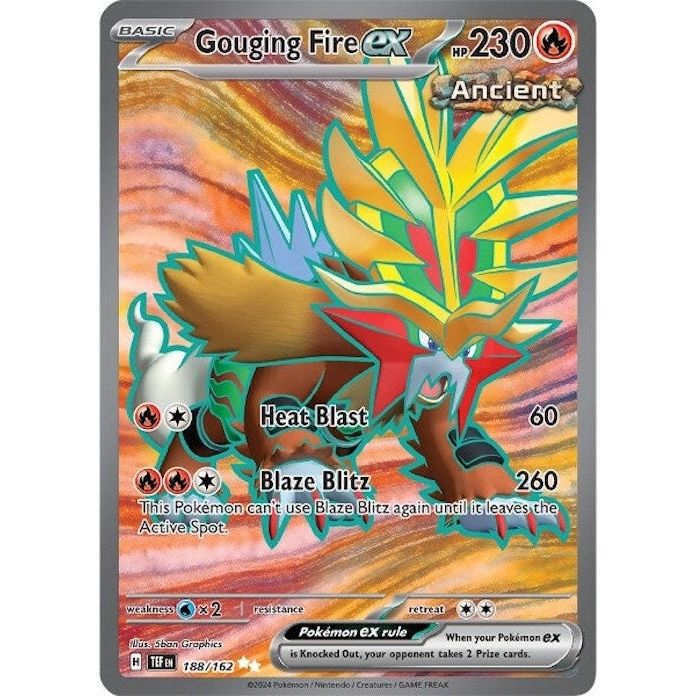 Gouging Fire ex (188/162) (TEF)