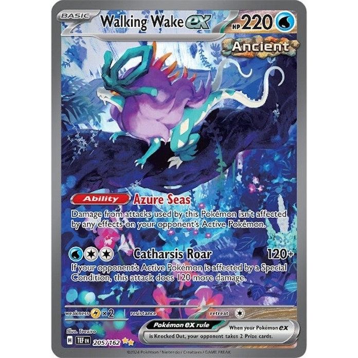 Walking Wake ex (205/162) (TEF)
