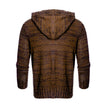 Turtleneck hooded sweater