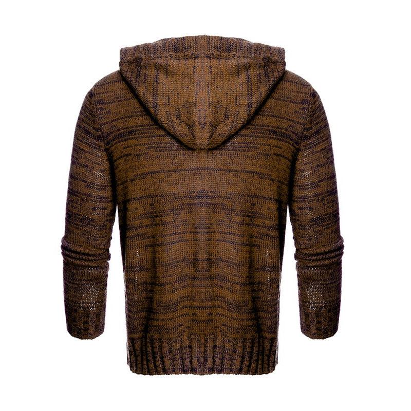 Turtleneck hooded sweater