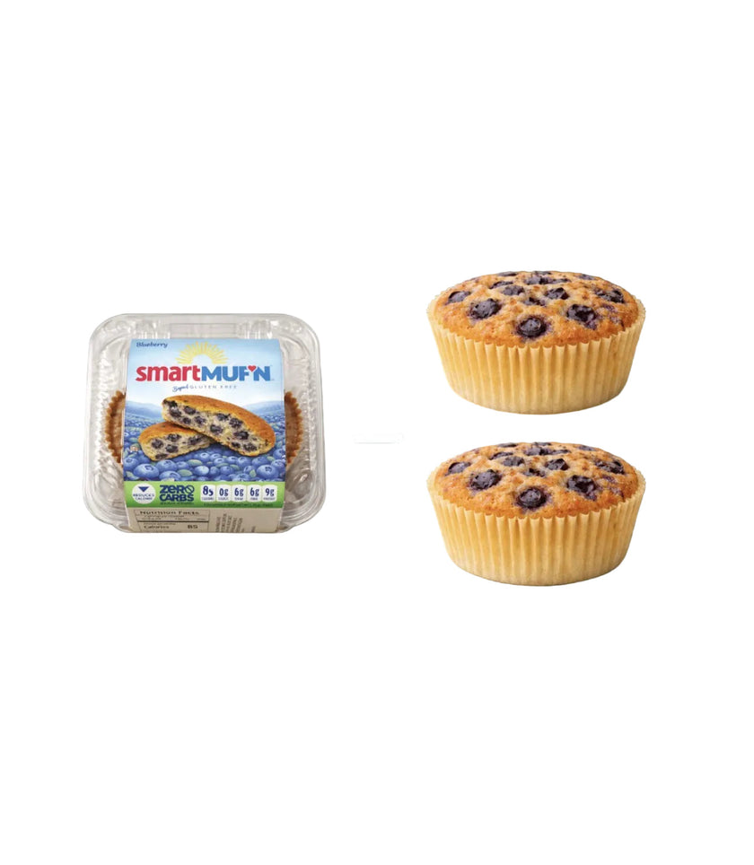 Blueberry SmartMuf’n | Low Sugar, High Fibre Muffin with Real Blueberries