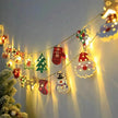 Christmas LED Light String Santa Claus Elk Snowman Xmas Ornament String Light Christmas Decorations New Year Navidad Gift