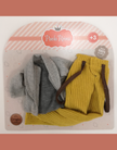 Las Amigas Doll Clothing - Trousers with suspenders and gray jacket - Paola Reina