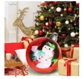 Christmas Ornament Holly Ball Outdoor Tree Decoration Christmas Balls for Yards