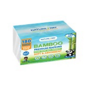 NatureZway - Napkins - Wht 2ply (180ct)