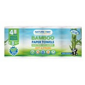 NatureZway - Paper Towels - 2ply 120 Sheets/pk (4pk)