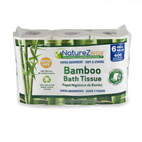 NatureZway - Bath Tissue - 2ply 400 Sheets/pk (6pk)