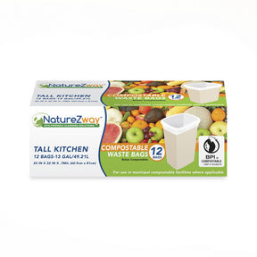 NatureZway - Waste Bags - Tall 13 Gal (12ct)