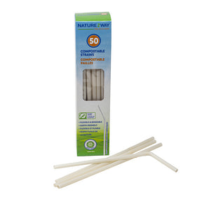 NatureZway - 100% Compostable Straws (50pc)
