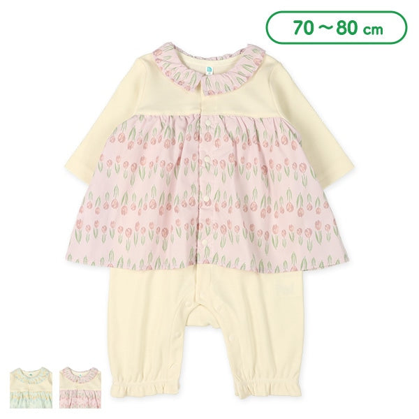 Combinaison à manches longues style tunique florale Nishimatsuya (authentique)