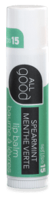 All Good - SPF15 Spearmint Lip Balm Tray (1ct)
