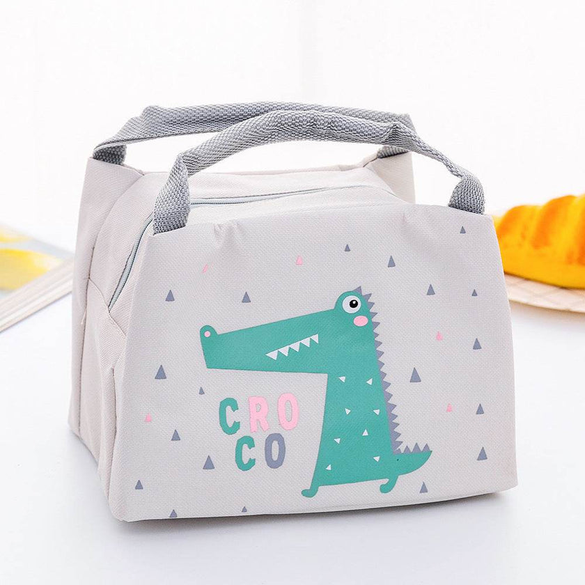 Cute Cartoon Lunch Bag – Insulated for Kids & Students