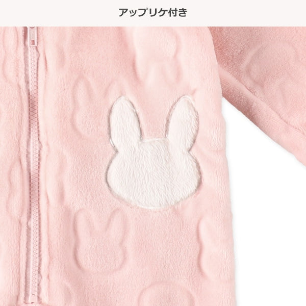 西松屋 ELFINDOLL くま・うさぎ型押しアップリケ付きカバーオール 正規品