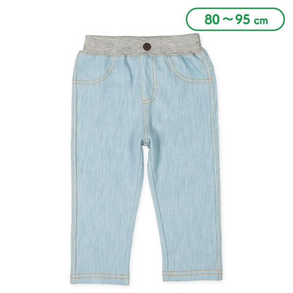 Pantalon capri en denim tricoté Nishimatsuya ELFINDOLL 6 longueurs, authentique