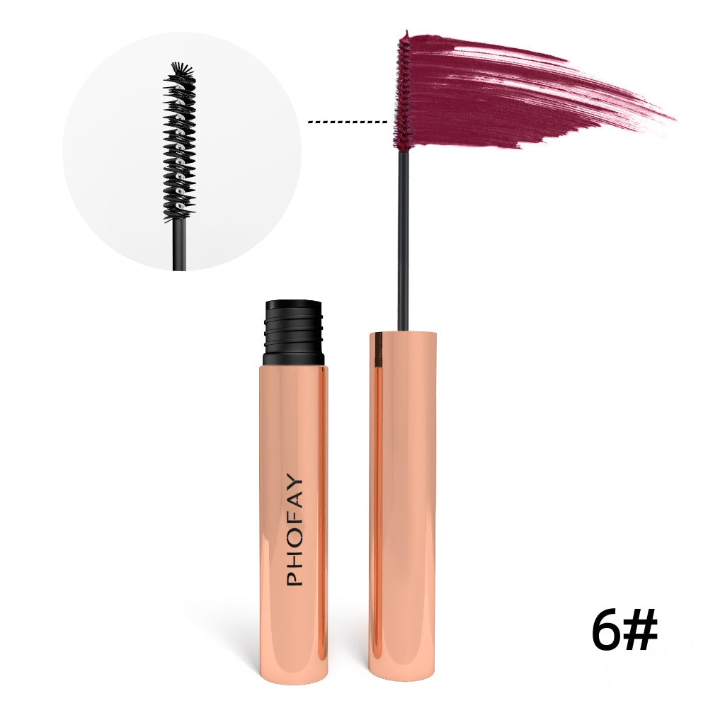 PHOFAY Colorful Mascara – Lengthening, Volumizing & Waterproof (6 Shades)