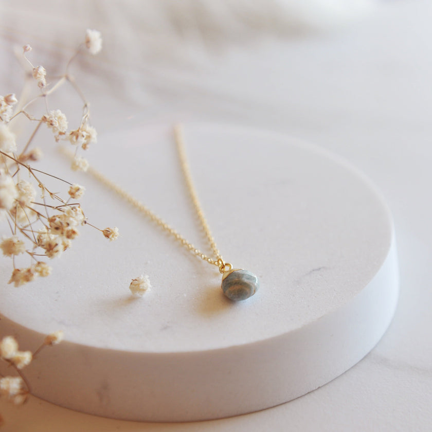 Amazonite Drop Necklace