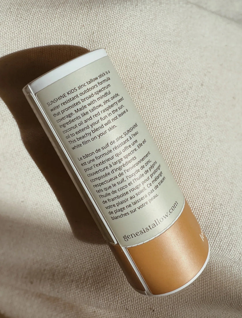 Sunshine Kids - Zinc Tallow Stick | Genesis Tallow