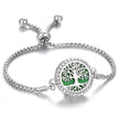 2024 New Kaleidoscope Aromatherapy Bracelet Perfume Essential Oil Diffuser Locket Bracelet Charms Women Aroma Diffuser Jewelry