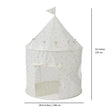 Recycled Fabric Play Tent Castle | Misty Pink | 3 Sprouts