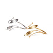 Geometric Metal Arm Bracelet – Gold & Silver Electroplated Bangle for Women
