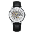 Men's Hollow-Out Mechanical Watch, Skeleton Dial Dress Watch in Gold, Silver and Black
