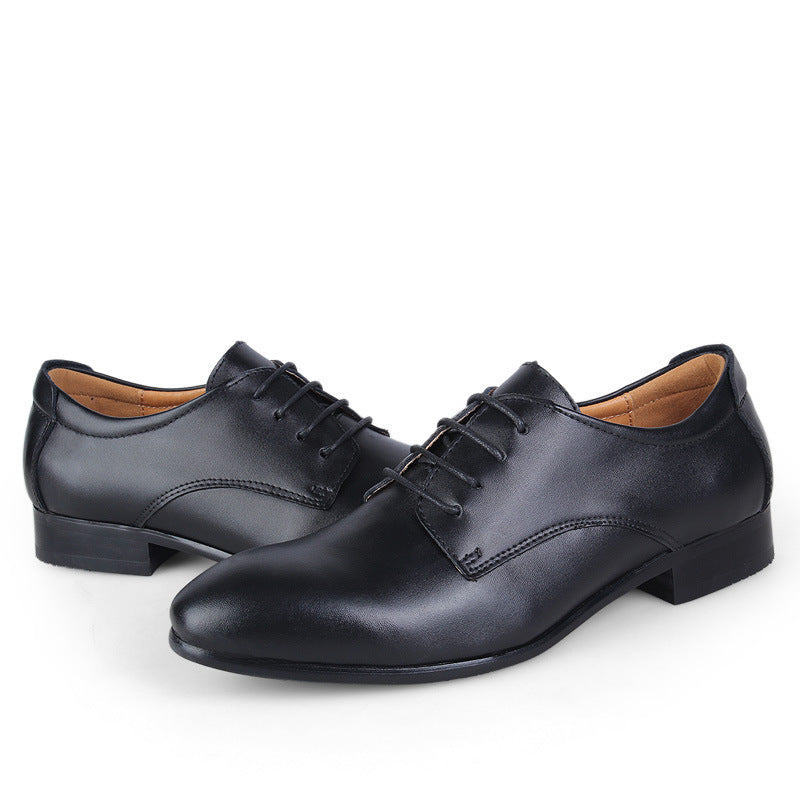 Men's Genuine Leather Business Dress Shoes | Pointed Toe, Height-Enhancing | Sizes 35–50 | Canada USA