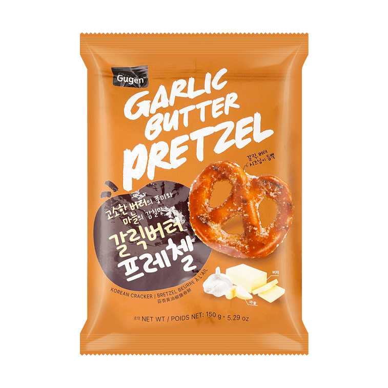 Gugen Garlic Butter Pretzel (150G) [Best Before Date: 2026.12.11]