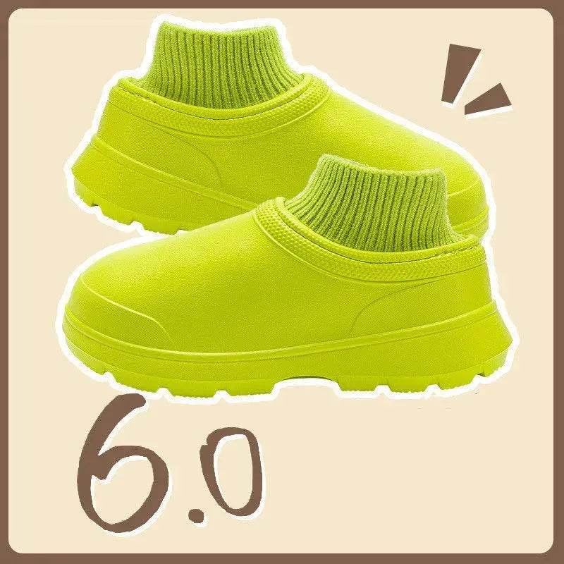 Winter Women's Fashionable Waterproof Cotton Slippers