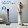 Standing Tower Fan 35-Inch – 5-Speed Remote Control, 12H Timer & 60° Oscillation