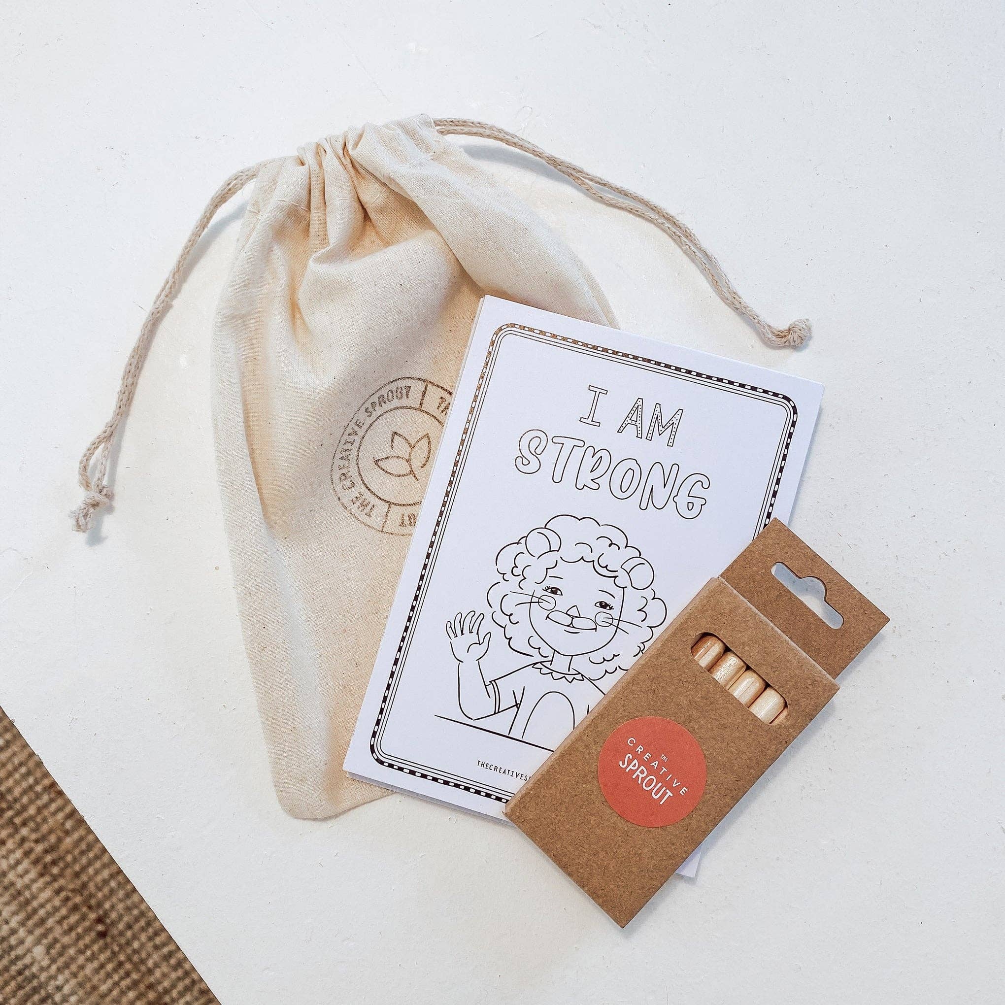 The Creative Sprout - Affirmation Colouring Pages for Kids – Mindfulness Activity