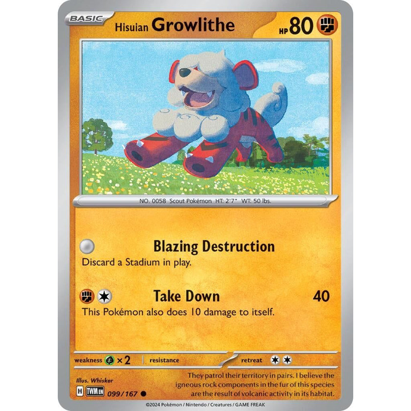 Hisuian Growlithe (099/167) (TWM)