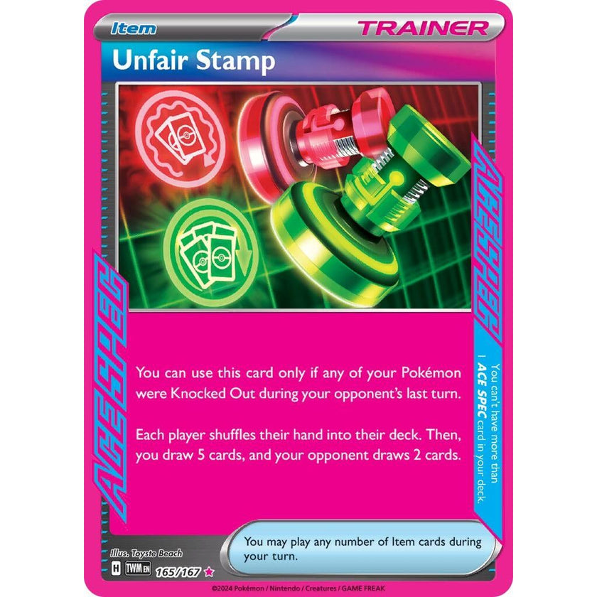 Unfair Stamp (165/167) (TWM)
