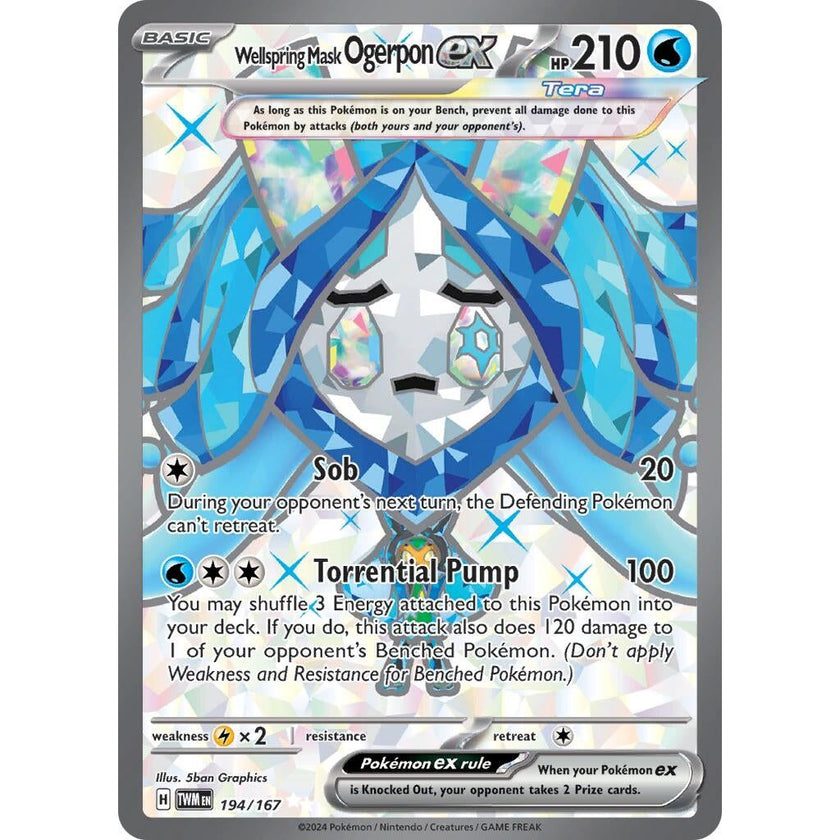 Wellspring Mask Ogerpon ex (194/167) (TWM)